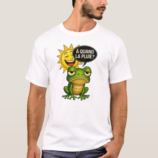 Ein grüner Frosch in der Kakerlake T-Shirt (Vorderseite)