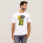 Ein grüner Frosch in der Kakerlake T-Shirt (Vorne ganz)