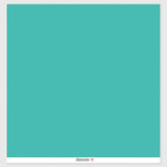 ein grüner Hintergrund mit Aufkleber<br><div class="desc">Das Design ist ein hellblaues Quadrat mit einer einheitlichen Farbe und einer glatten Textur. Es zeichnet sich durch einen auffallenden visuellen Kontrast vor dem Hintergrund aus.</div>