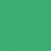 ein grüner Hintergrund mit Aufkleber (Vorderseite)