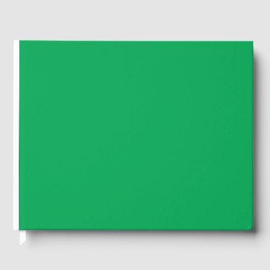 ein grüner Hintergrund mit Gästebuch (Vorderseite)