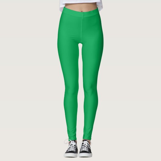 ein grüner Hintergrund mit Leggings (Vorderseite)