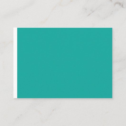 ein grüner Hintergrund mit Platzkarte (Rückseite)