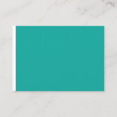 ein grüner Hintergrund mit Platzkarte (Vorderseite)