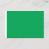 ein grüner Hintergrund mit Platzkarte (Vorderseite)