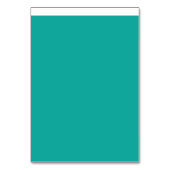 ein grüner Hintergrund mit Tischnummer (Rückseite)