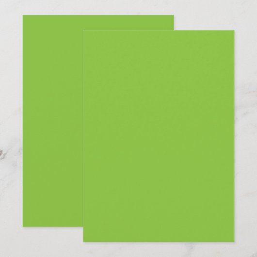 ein grüner Hintergrund mit weißem Rand_ Dankeskarte (Vorne/Hinten)