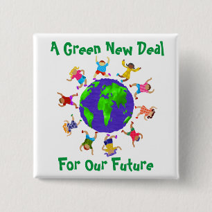 Ein grüner New Deal für unsere Zukunft Button