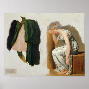 Ein grüner Toga und ein Camille Poster