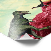 Ein grüner und atmungsaktiver Planet Fotodruck (Ecke)