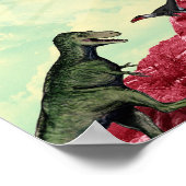 Ein grüner und atmungsaktiver Planet Poster (Ecke)