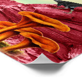 Ein grüner und atmungsaktiver Planet Poster (Ecke)