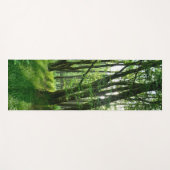 Ein grüner Wald und ein Sepiewald Yogamatte (Vorderseite (Horizontal))
