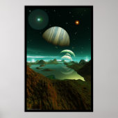 Ein grünes Meer Poster (Vorne)