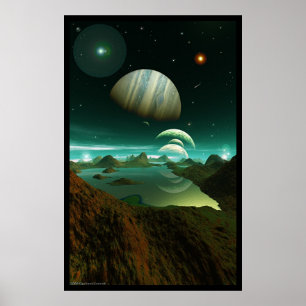 Ein grünes Meer Poster