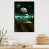 Ein grünes Meer Poster (Küche)