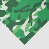 Ein grünes Rainbow-Camouflage-Gewebe Seidenpapier (Ausschnitt)