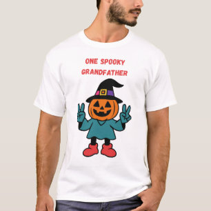 Ein gruseliger Großvater Halloween-Kürbis-Hexe T-Shirt