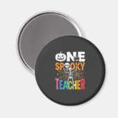 Ein gruseliger Halloween-Lehrer-Design_1 Magnet (Vorderseite/Rückseite)