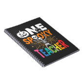Ein gruseliger Halloween-Lehrer-Design_1 Notizblock (Rechte Seite)