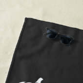 Ein gruseliger Halloween-Lehrer-Design_1 Strandtuch (Beispiel)
