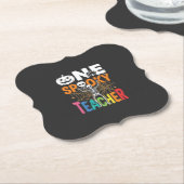 Ein gruseliger Halloween-Lehrer-Design_1 Untersetzer (angewinkelt)