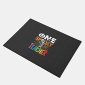 Ein gruseliger Lehrer Halloween-Design_1 Fußmatte (Schrägansicht)