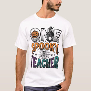Ein gruseliger Lehrer Halloween Vektor Design_1 T-Shirt
