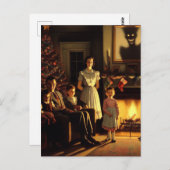 Ein gruseliger Spuk Horror Postkarte (Vorne/Hinten)