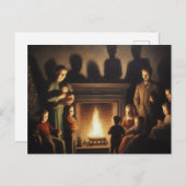 Ein gruseliger Spuk Horror Postkarte (Vorne/Hinten)