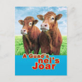 Ein Gruß neis Joar! Postkarte (Vorderseite)