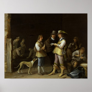 Ein Guardroom-Innenhof Poster