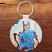 Ein gut aussehender Kater Schlüsselanhänger (Vorderseite)