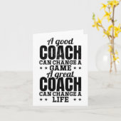 Ein guter Coach kann ein Spiel ändern ein großer C Karte (Gelbe Blume)
