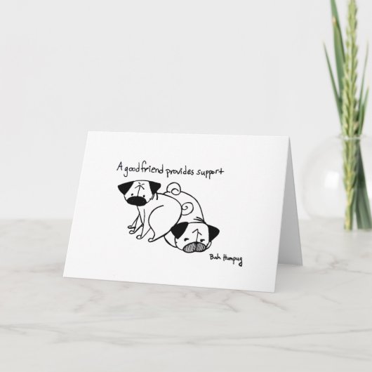 Ein guter Freund Karte (Vorderseite)