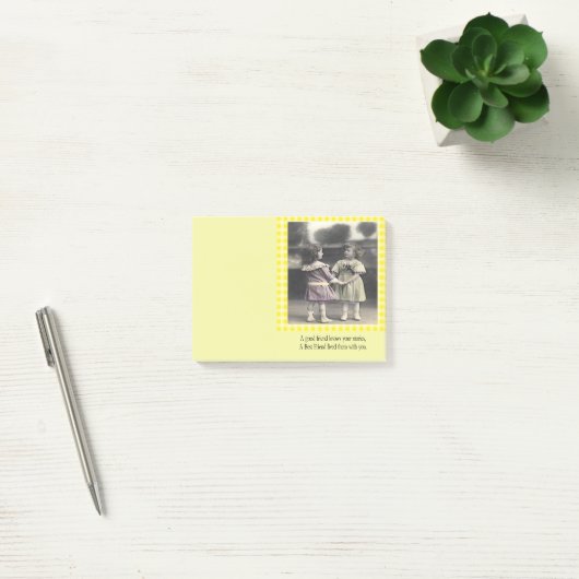 Ein guter Freund kennt Ihre Geschichten Post-it Klebezettel (Büro)