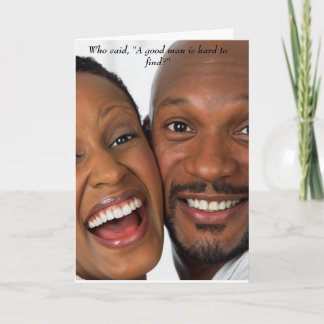 Ein guter Mann Feiertagskarte