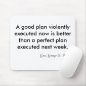 Ein guter Plan, der heftig jetzt durchgeführt Mousepad (Mit Mouse)