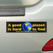EIN GUTER PLANET IST HART ZU FINDEN AUTOAUFKLEBER (Auf Auto)
