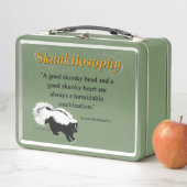 Ein guter, schweißiger Kopf und ein gutes, schweiß Metall Brotdose (Beispiel)