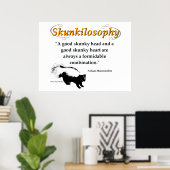 Ein guter, schweißiger Kopf und ein gutes, schweiß Poster (Heimbüro)