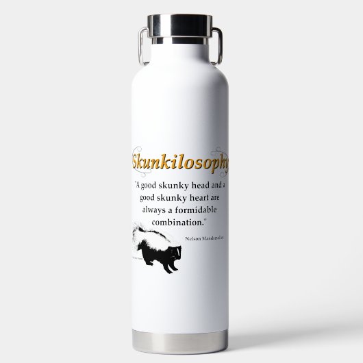 Ein guter, schweißiger Kopf und ein gutes, schweiß Trinkflasche (Vorderseite)