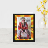 Ein guter Sitzplatz mit Keksen Karte (Gelbe Blume)