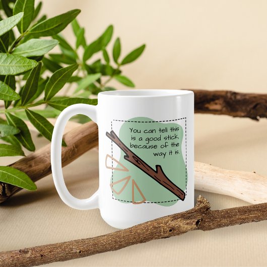 Ein guter Stick Kaffeetasse