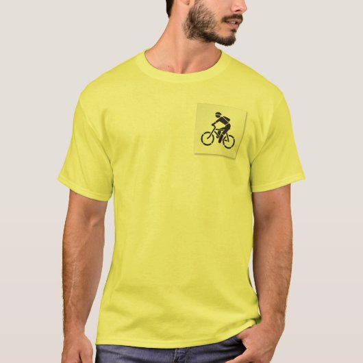 Ein guter T - Shirt für eine Fahrradtour. (Vorderseite)