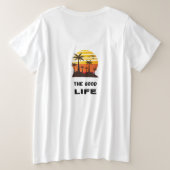 Ein guter T - Shirt für Frauen plus Größe (Design Rückseite)