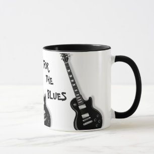 Ein GUTER TAG FÜR die BLUES Gitarren-Keramik-Tass Tasse