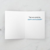 Ein guter Tag - Jubiläumskarte Karte (Innenseite)