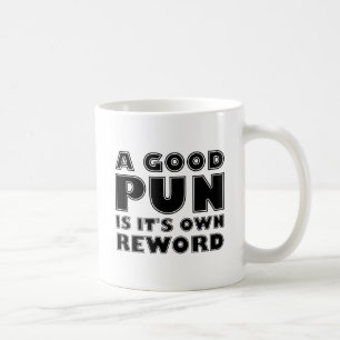 Ein guter Wortwitz lustiger Becher Kaffeetasse