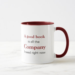 Ein gutes Buch ist Firma Tasse
